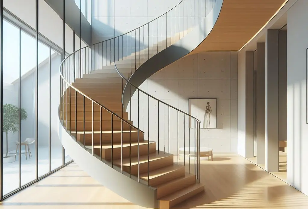 curved stairs