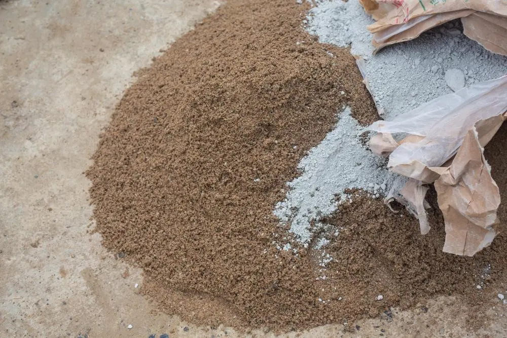 types of sand for construction
