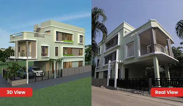 Our team of experts assists with drawing the house plans, helping with sanction processes, and finally building the home - all at affordable rates. View details ->